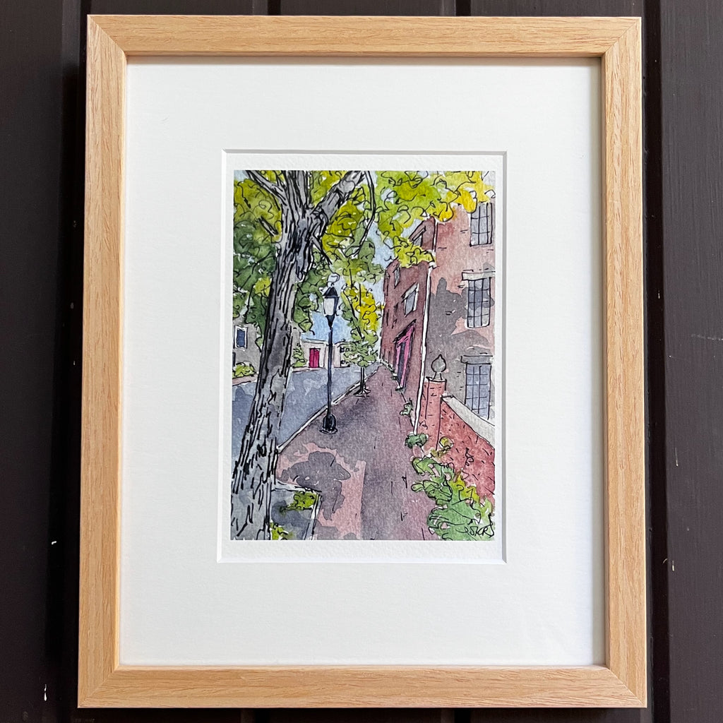 Cobblestone Street - 5x7 Print