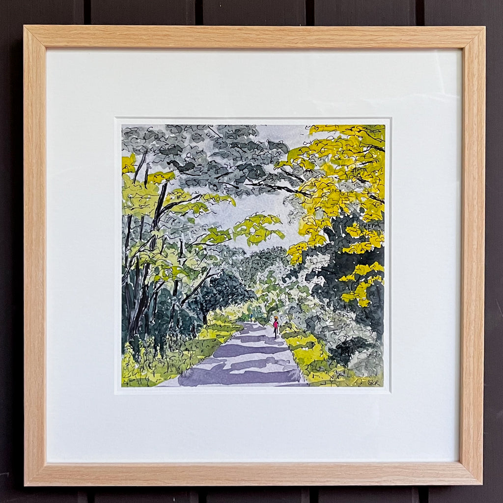 Bike Path - 8x8 Print