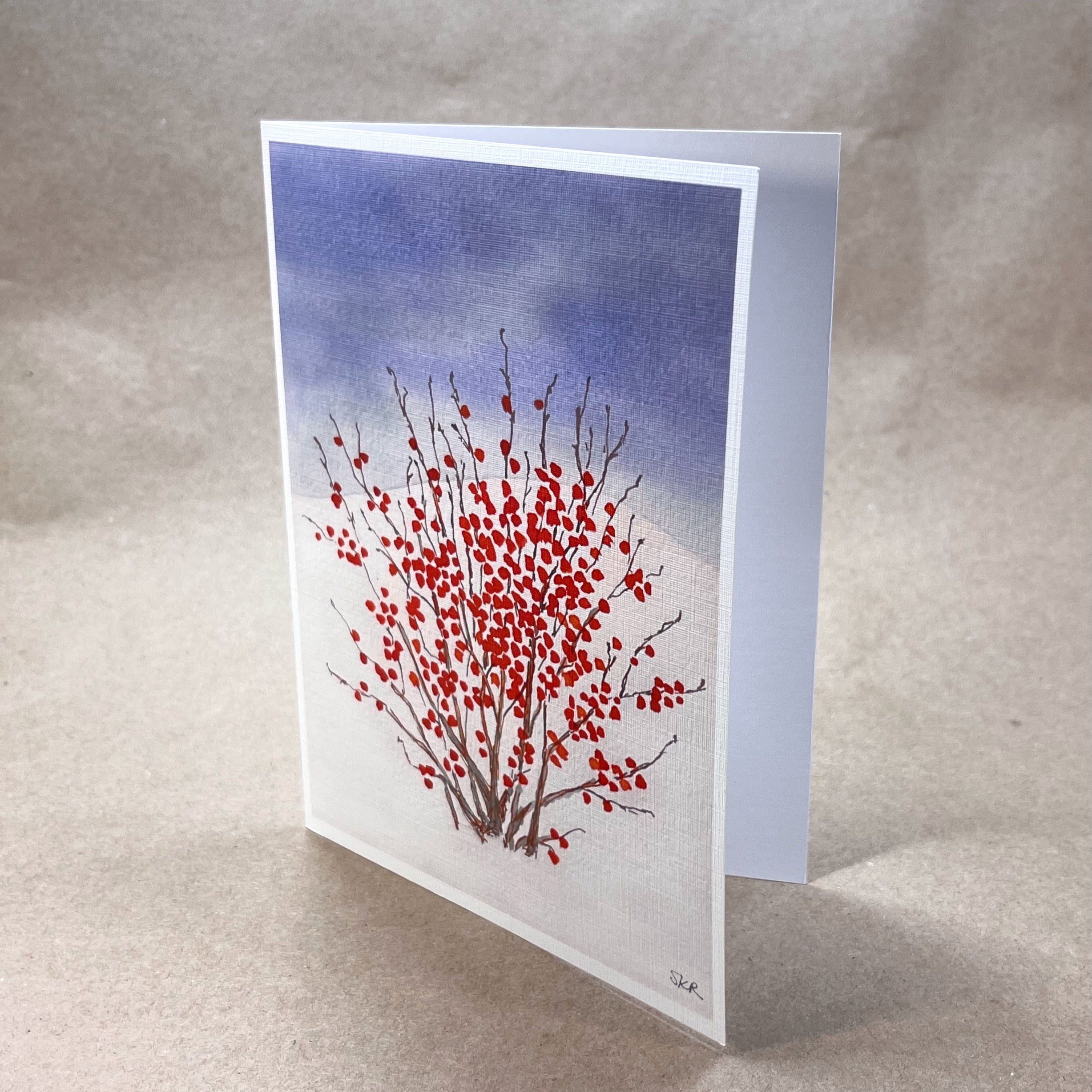 Winterberry in Snow - Holiday Card 10-pack