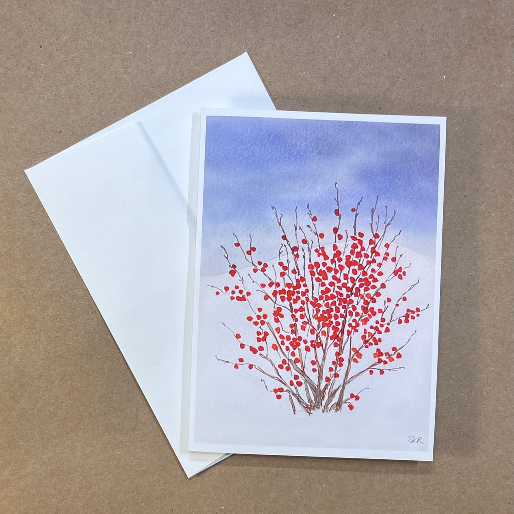 Winterberry in Snow - Holiday Card 10-pack