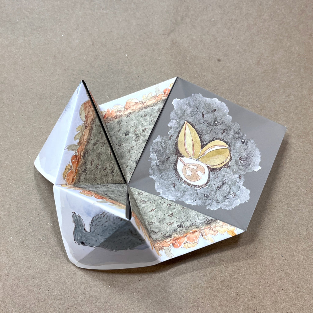 The Squirrel's Morning - Vignette Artist's Book