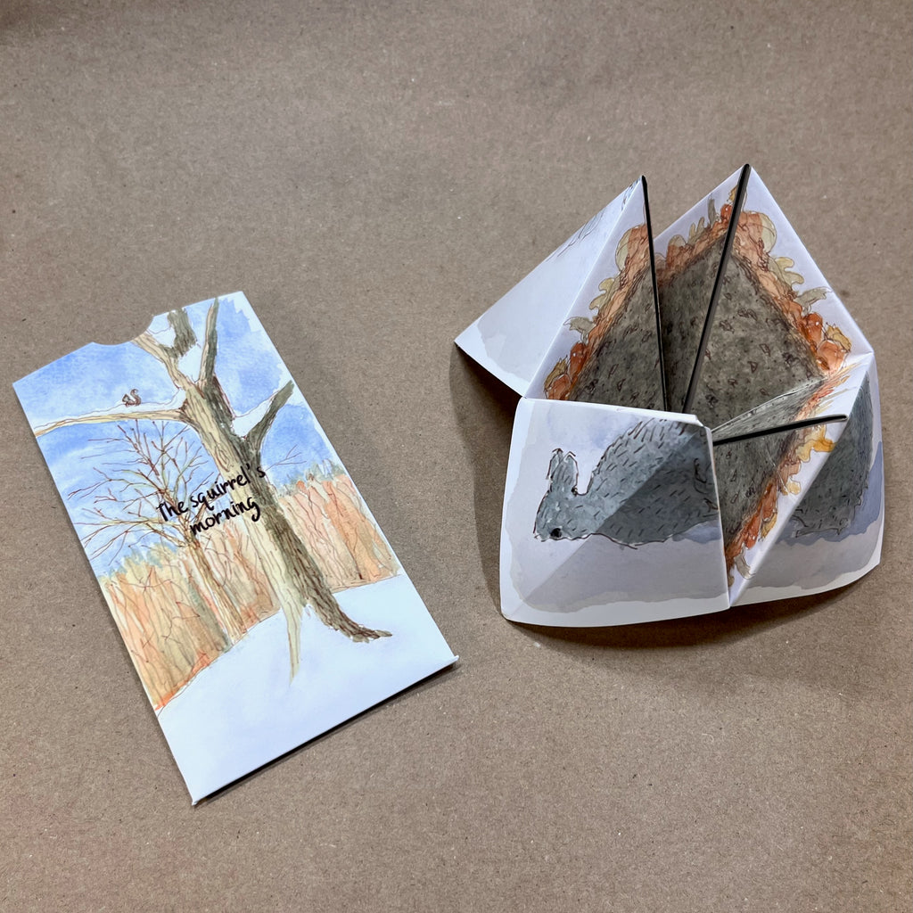 The Squirrel's Morning - Vignette Artist's Book