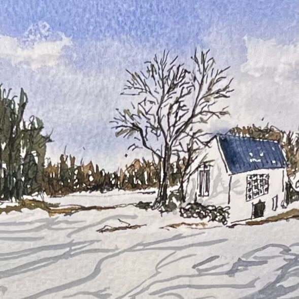 Snowy Meadow - 5x7 Print