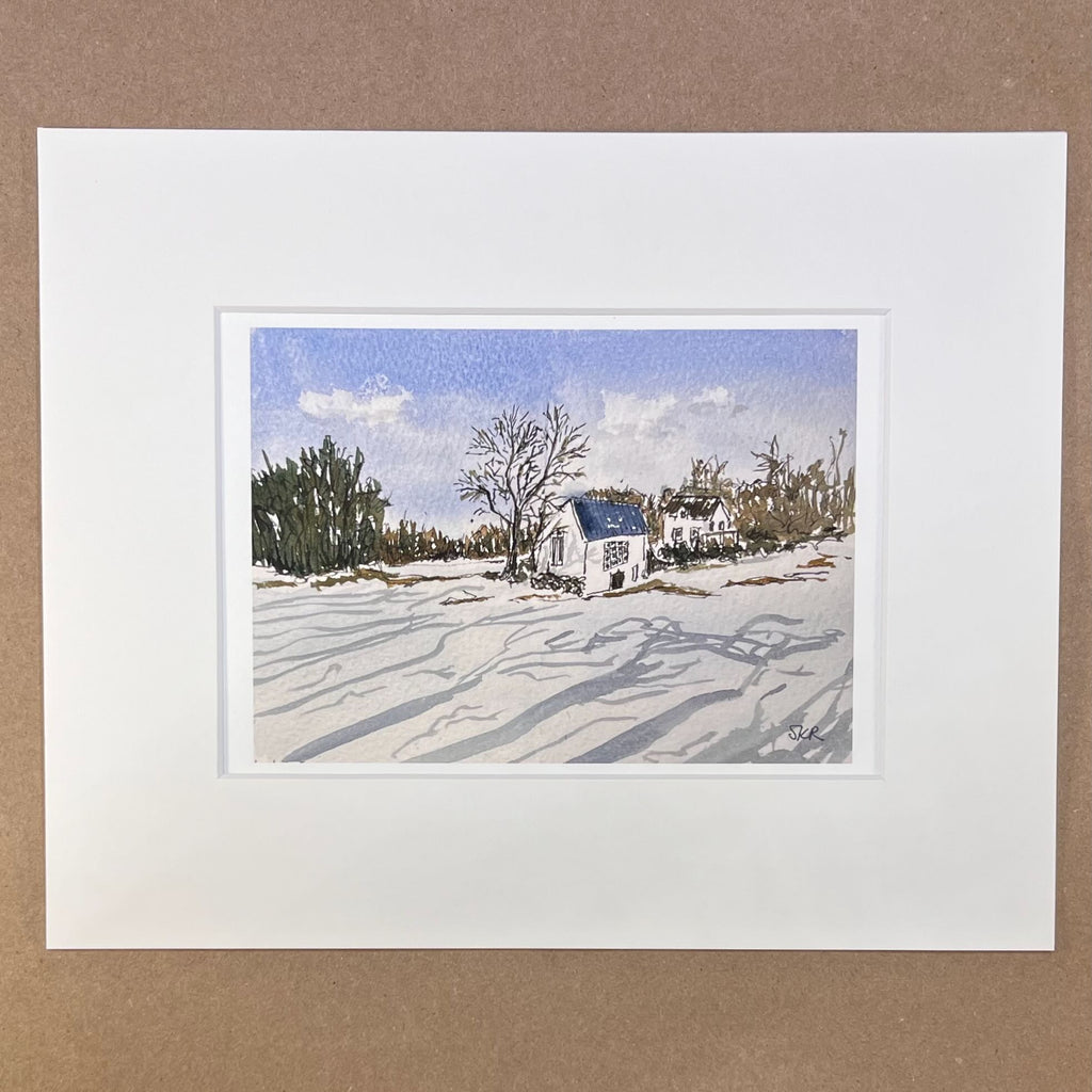 Snowy Meadow - 5x7 Print