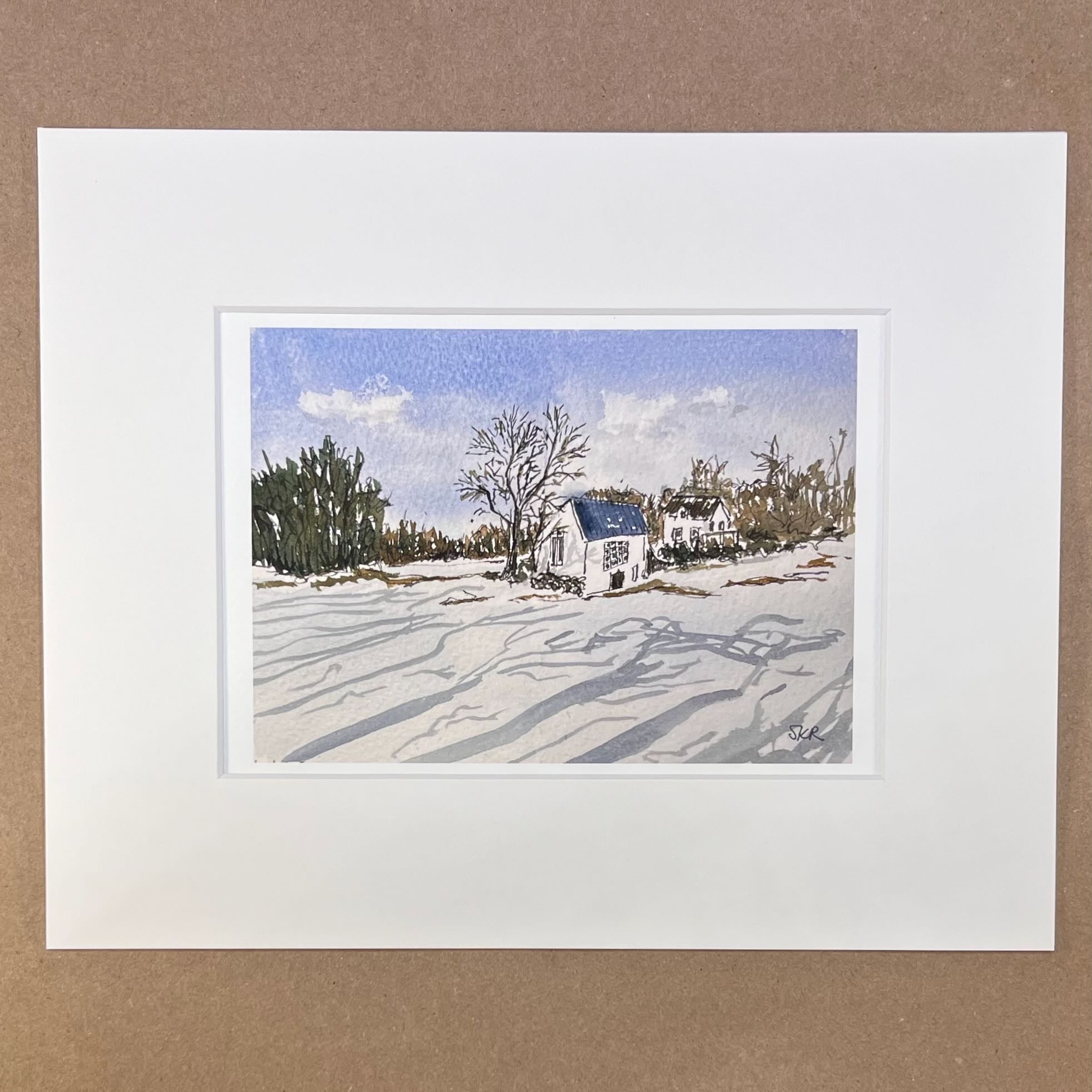 Snowy Meadow - 5x7 Print